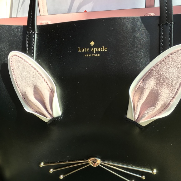 ❤️SOLD ❤️ Kate spade ♠️ bunny 🐰 tote 💕 - Picture 6 of 8